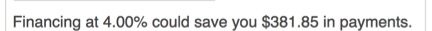 auto savings financing