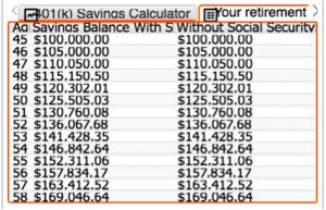 social security grid calculator